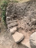 Dieses Mauersegment ist definitiv nicht für die Ewigkeit gebaut.