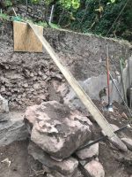 Der Kantenschutz hält zum Glück dem Druck des Seils und der Gurte stand.