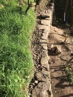 Auch von oben ist jetzt eine einheitliche Mauerlinie zu erkennen.